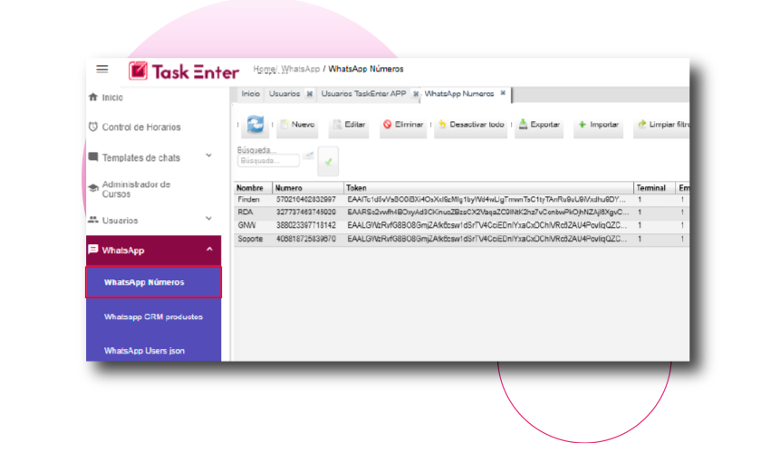 contraseñas control de teletrabajo