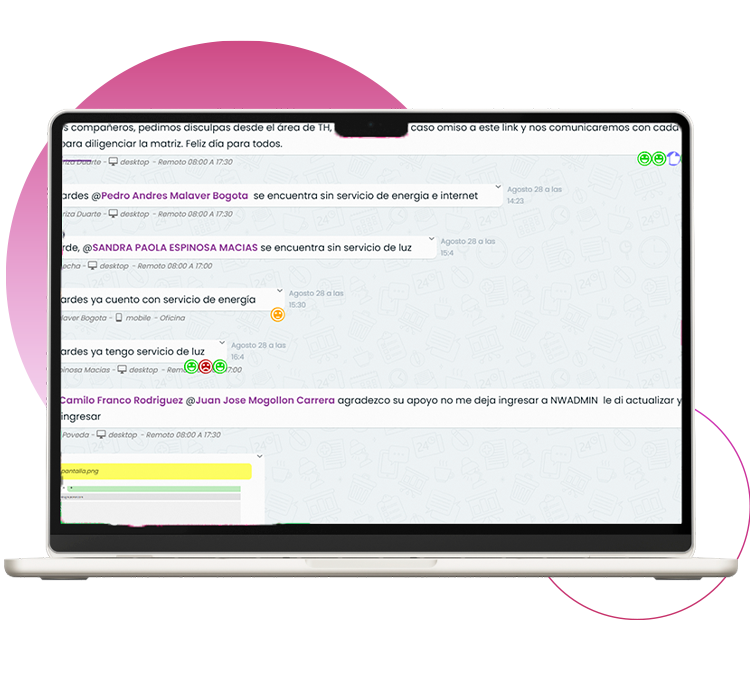 control de teletrabajo