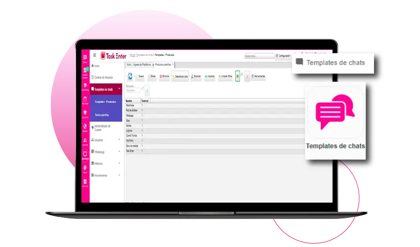 Calendario control de teletrabajo
