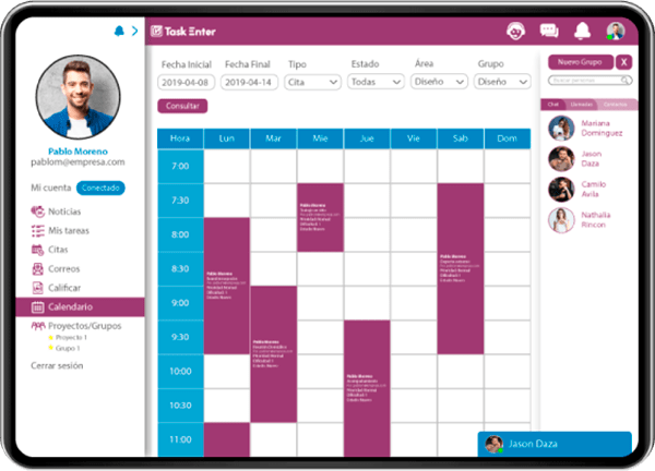 Calendario y eventos