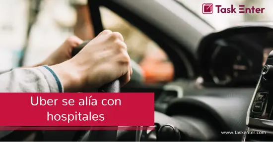 Uber se alía con hospitales 